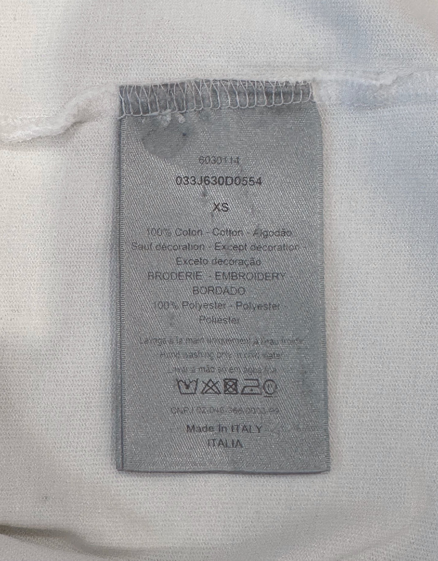 Dior - Dior x Stussy - Cotton - White - (XS)