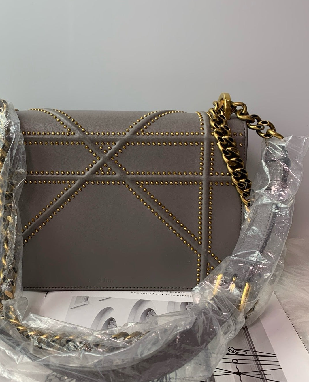 Dior - Diorama Club - Leather - Grey