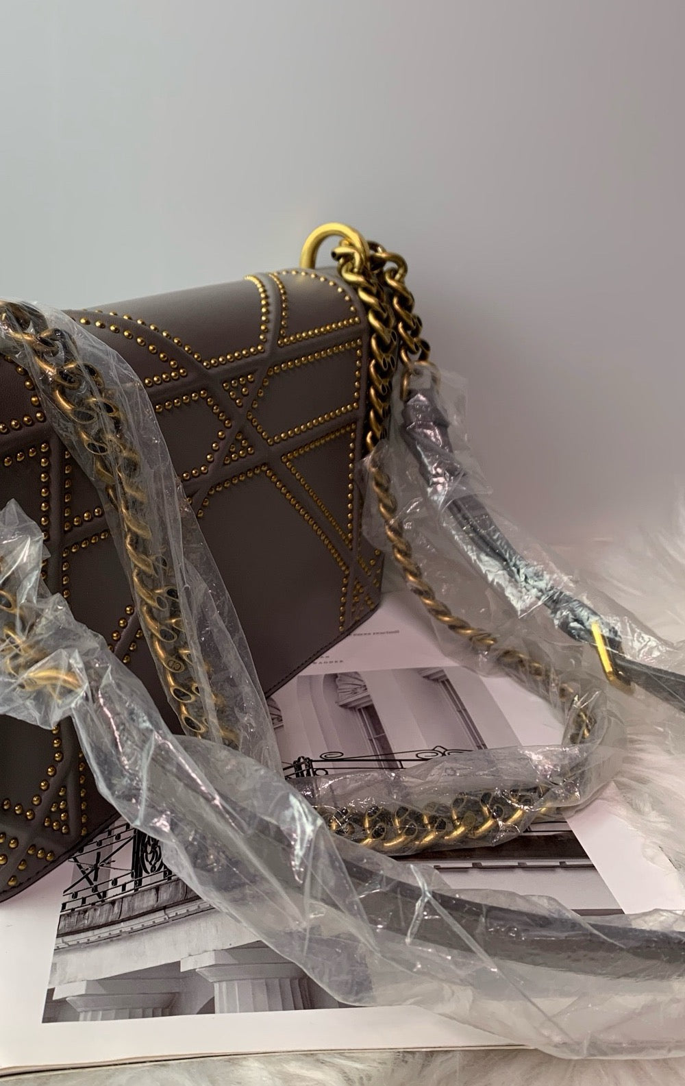 Dior - Diorama Club - Leather - Grey