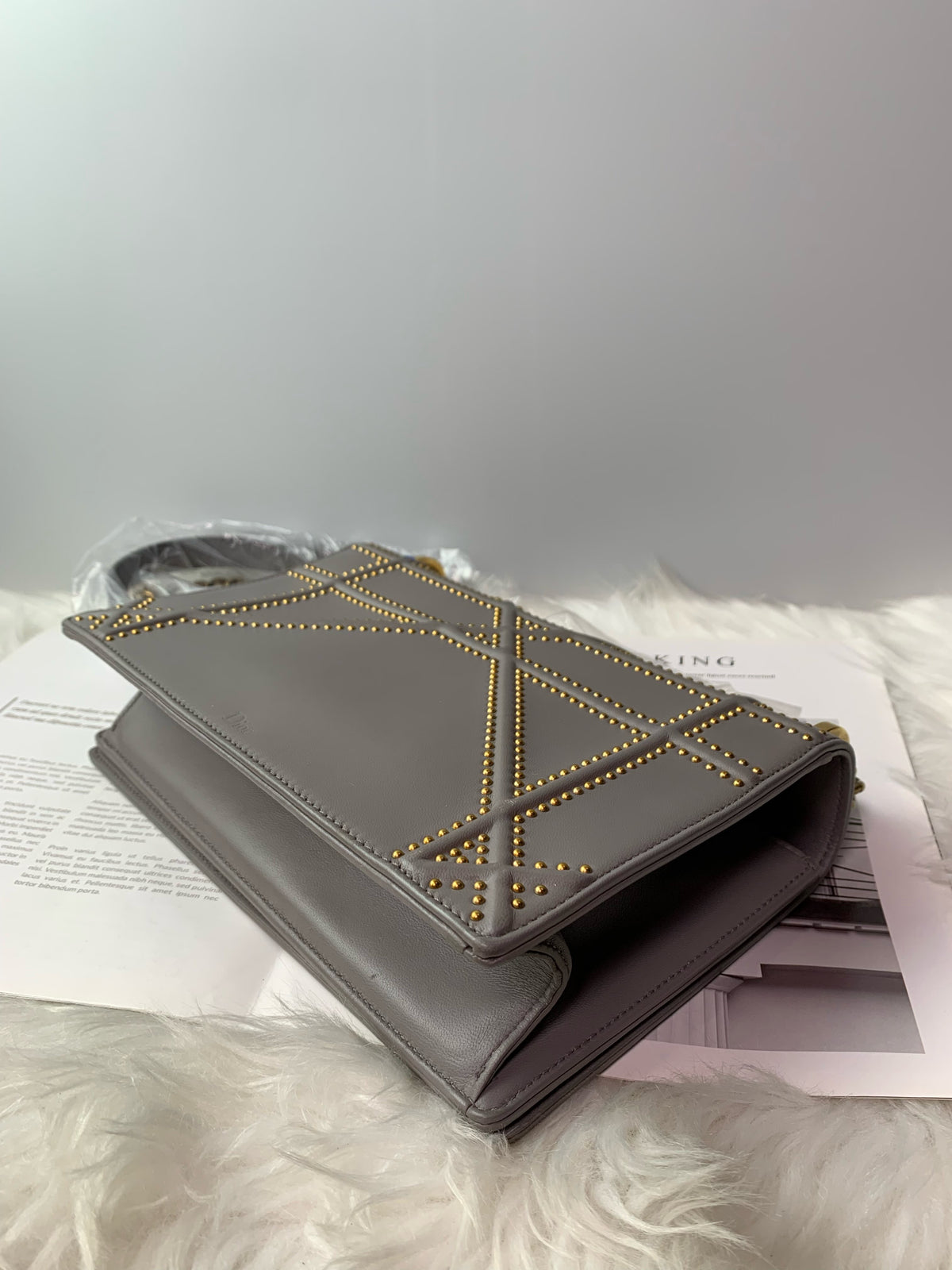Dior - Diorama Club - Leather - Grey