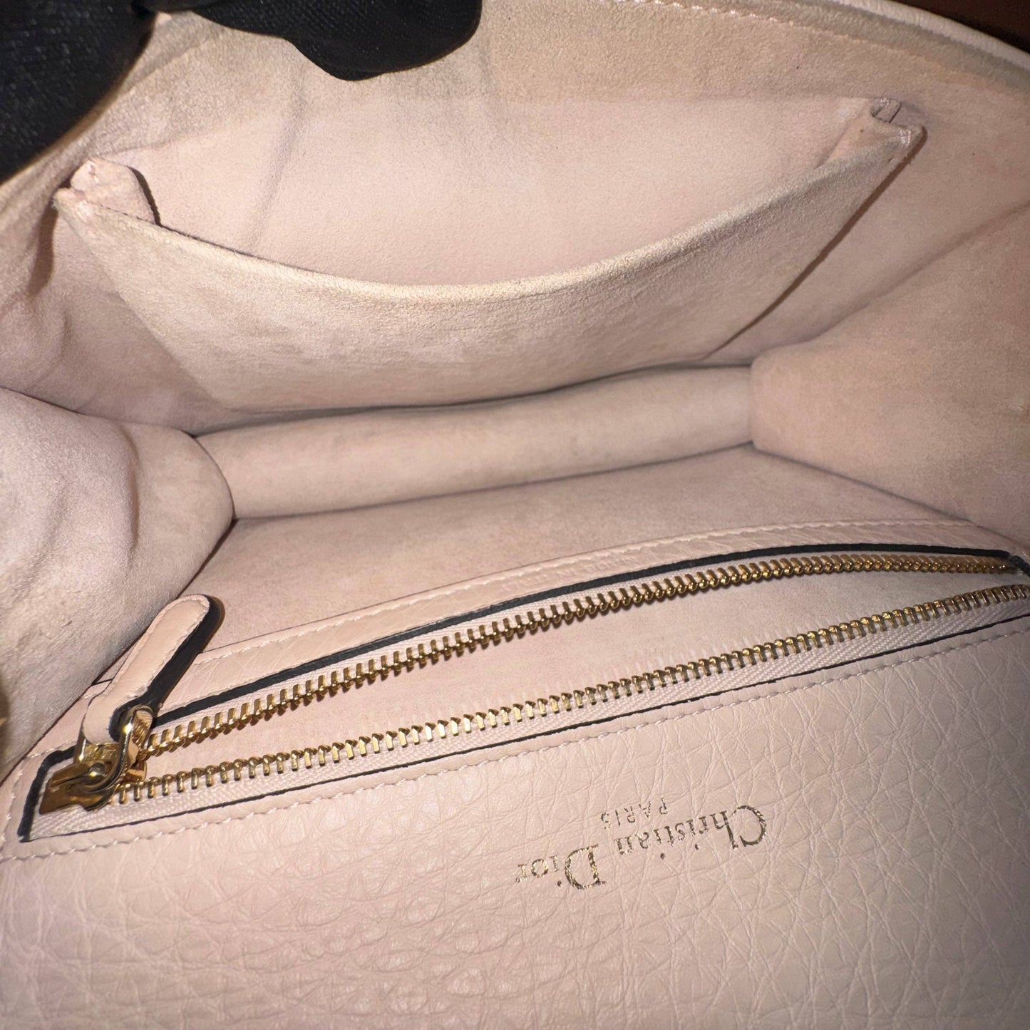 Dior - Diorama - Grained leather - Beige with Gold-Tone Hardware - (Small)