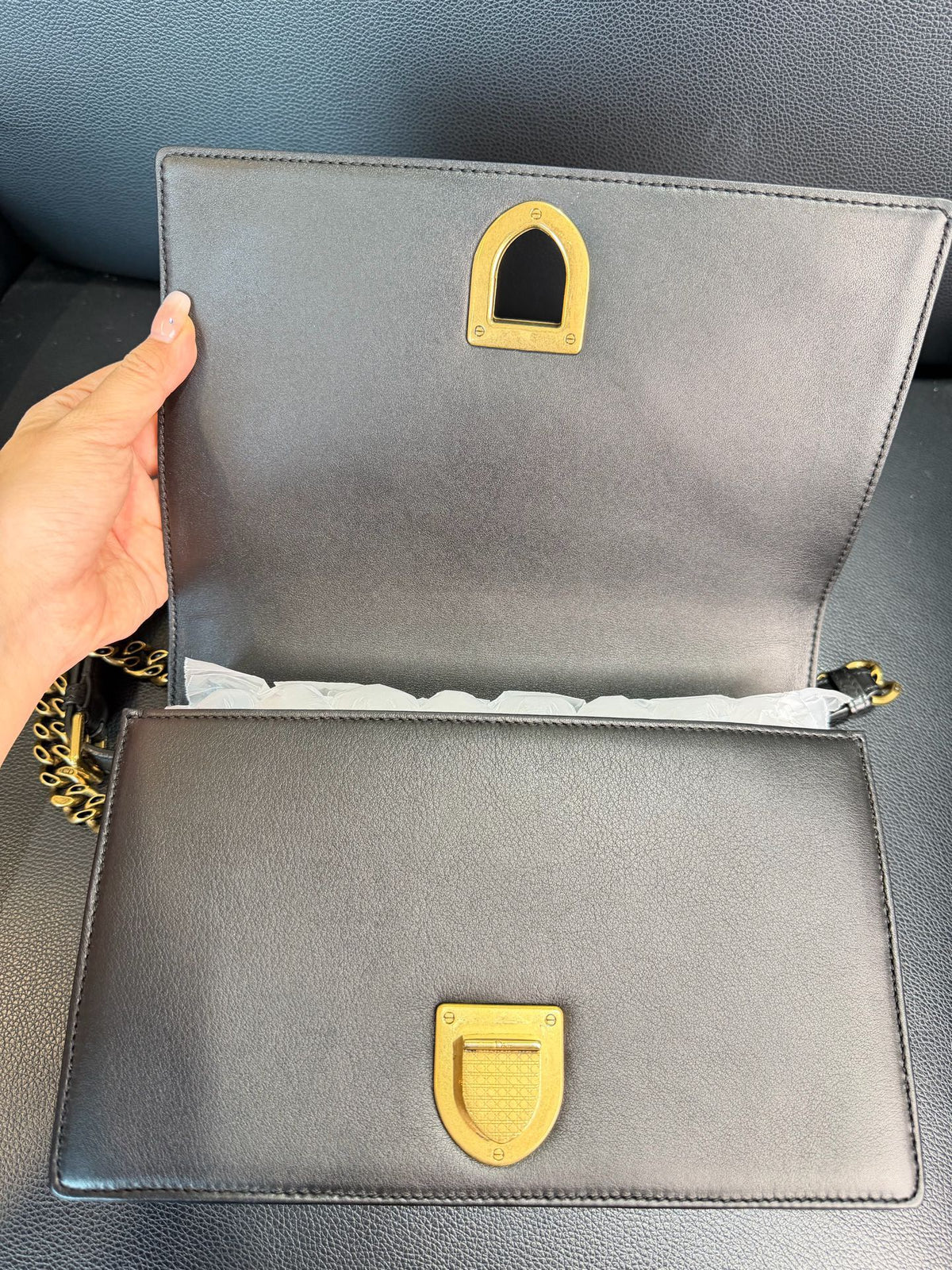Dior - Diorama - Leather - Black - (medium)