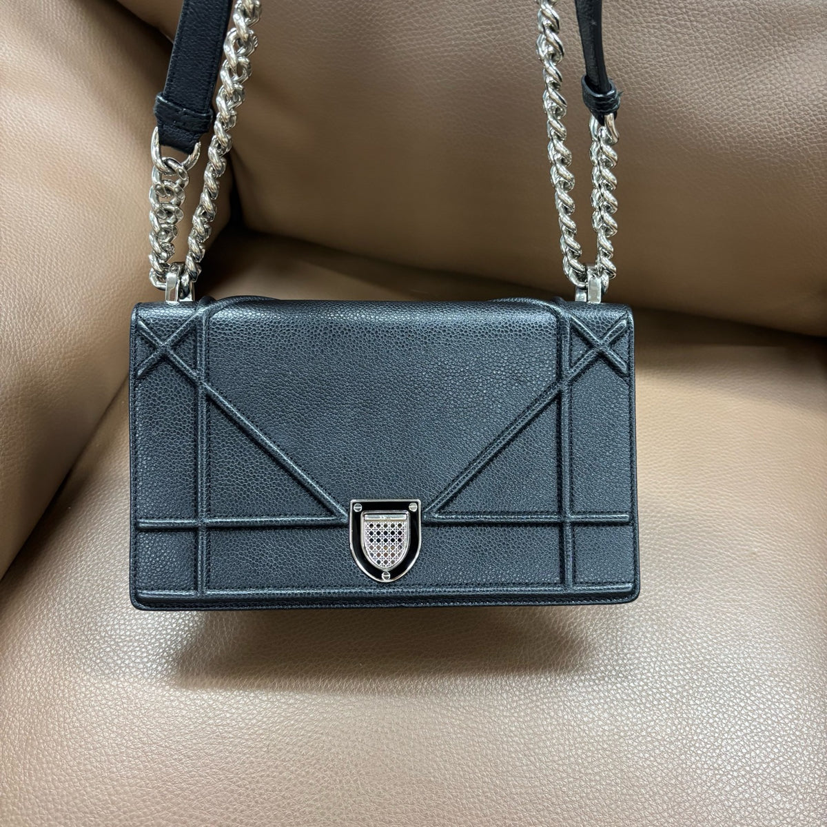 Dior - Diorama - Leather - Black - (mini)