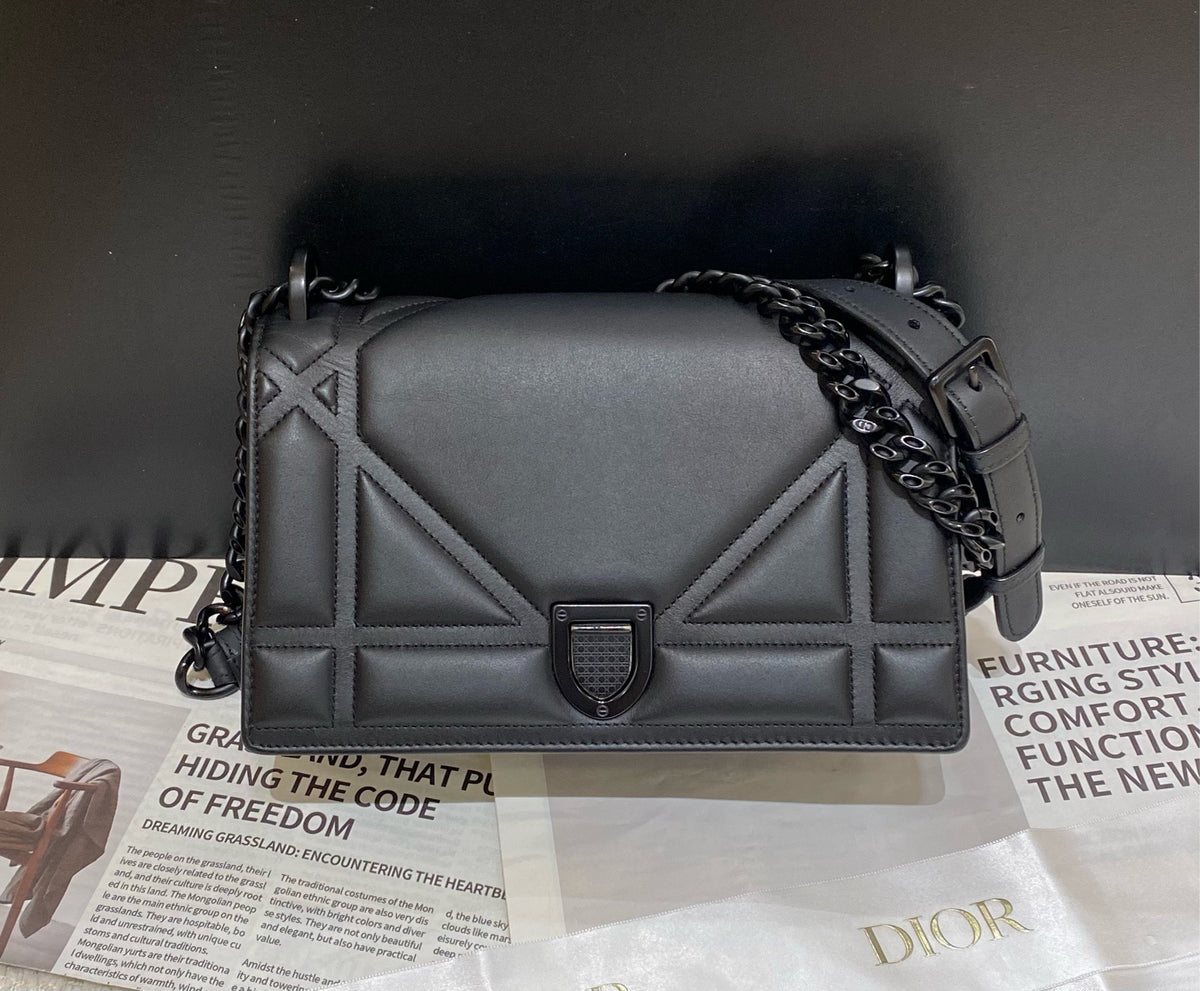 Dior - Diorama - Leather - Black - (small)