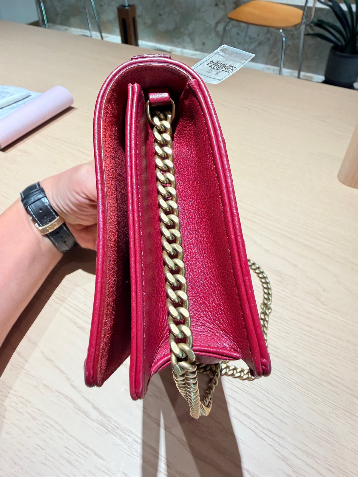 Dior - Diorama - Leather - Burgundy - (mini)