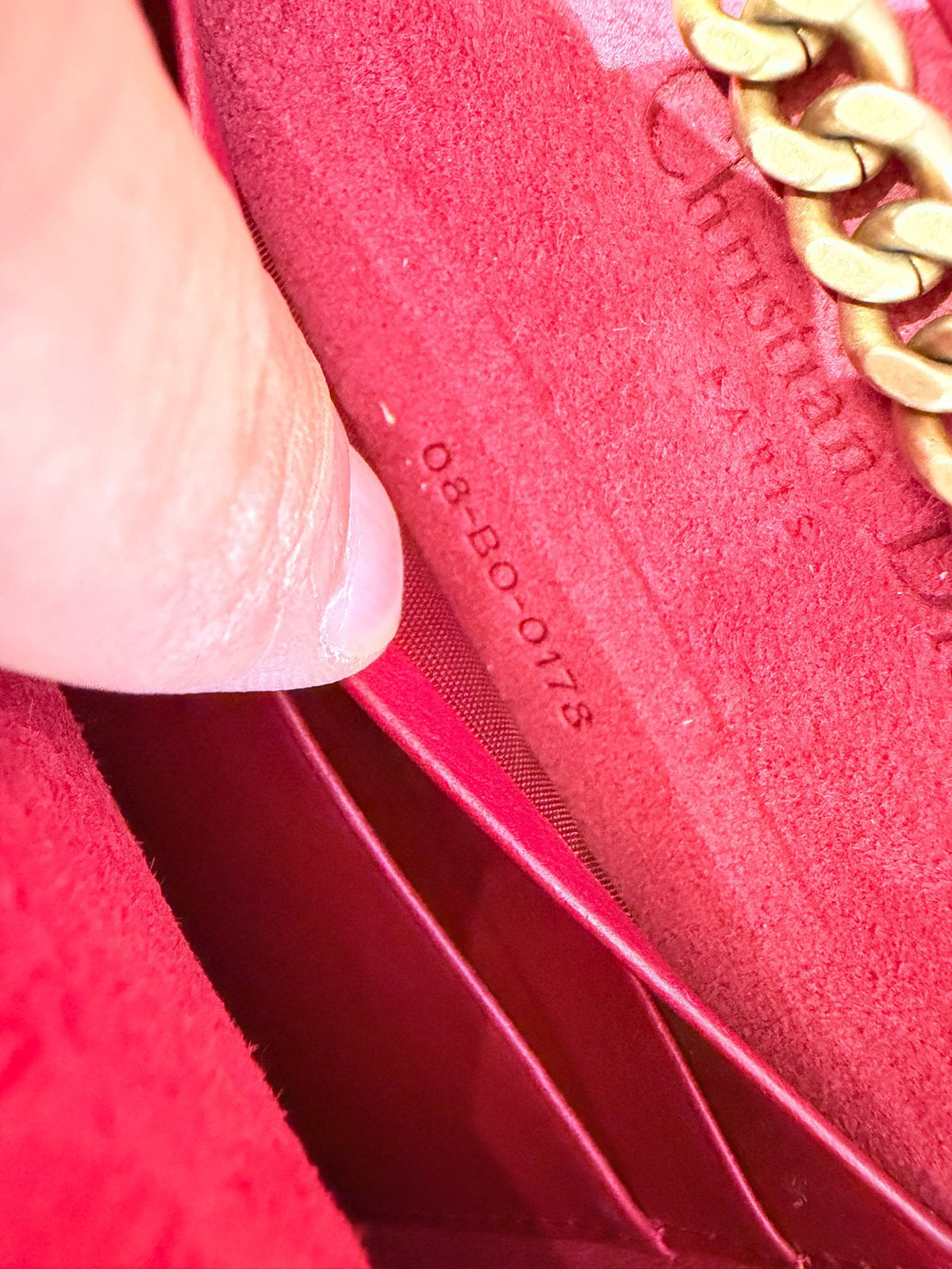 Dior - Diorama - Leather - Burgundy - (mini)