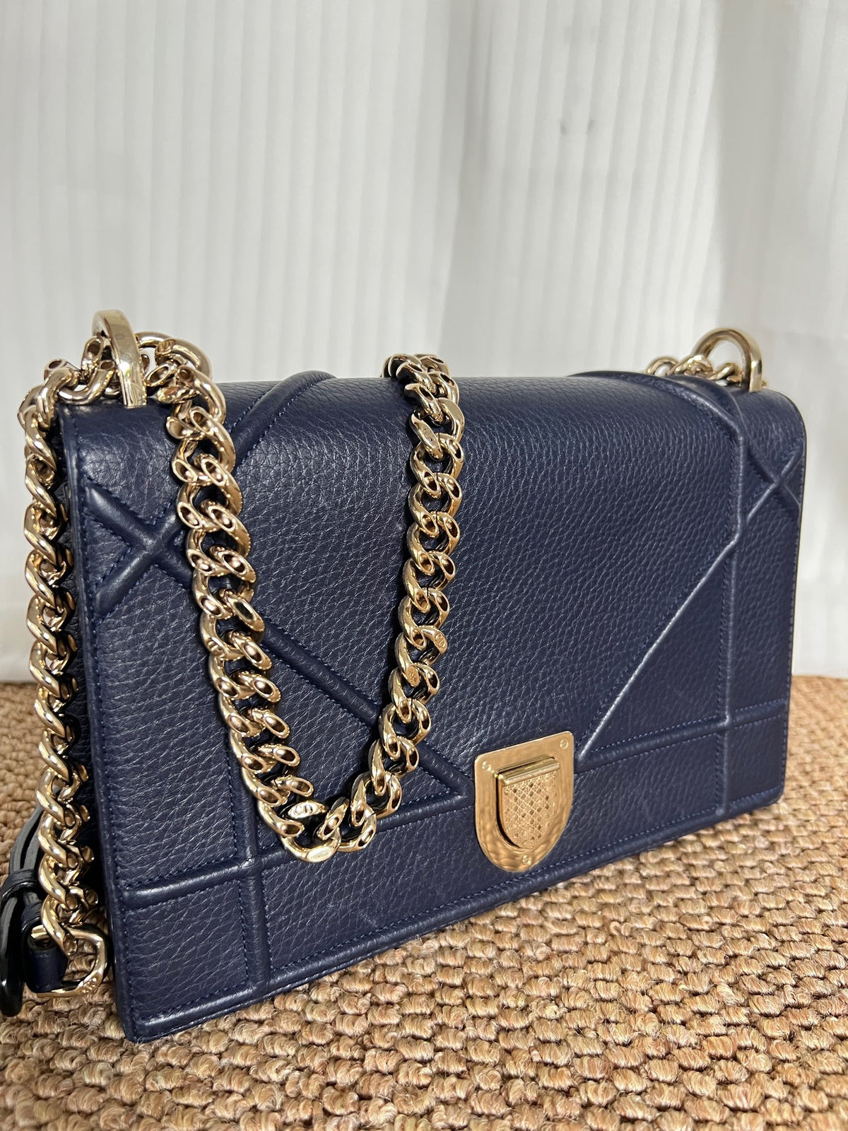Dior - Diorama - Leather - Navy - (medium)