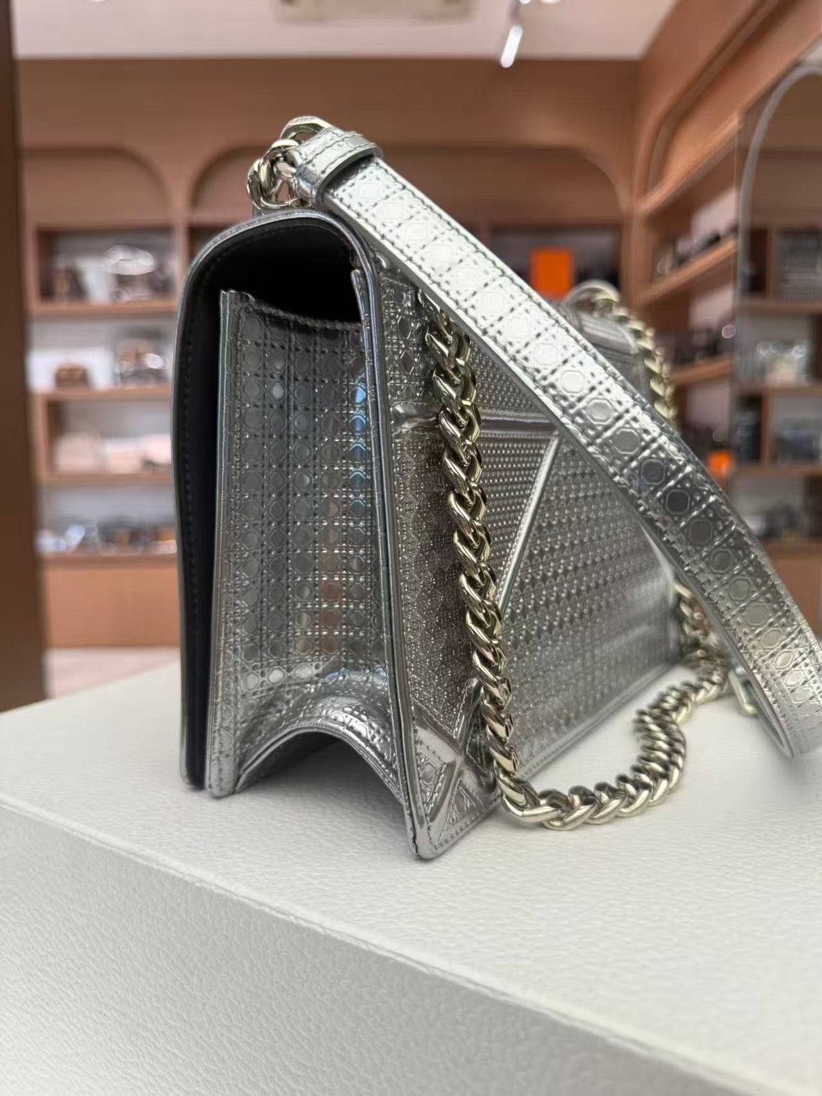 Dior - Diorama - Leather - Silver