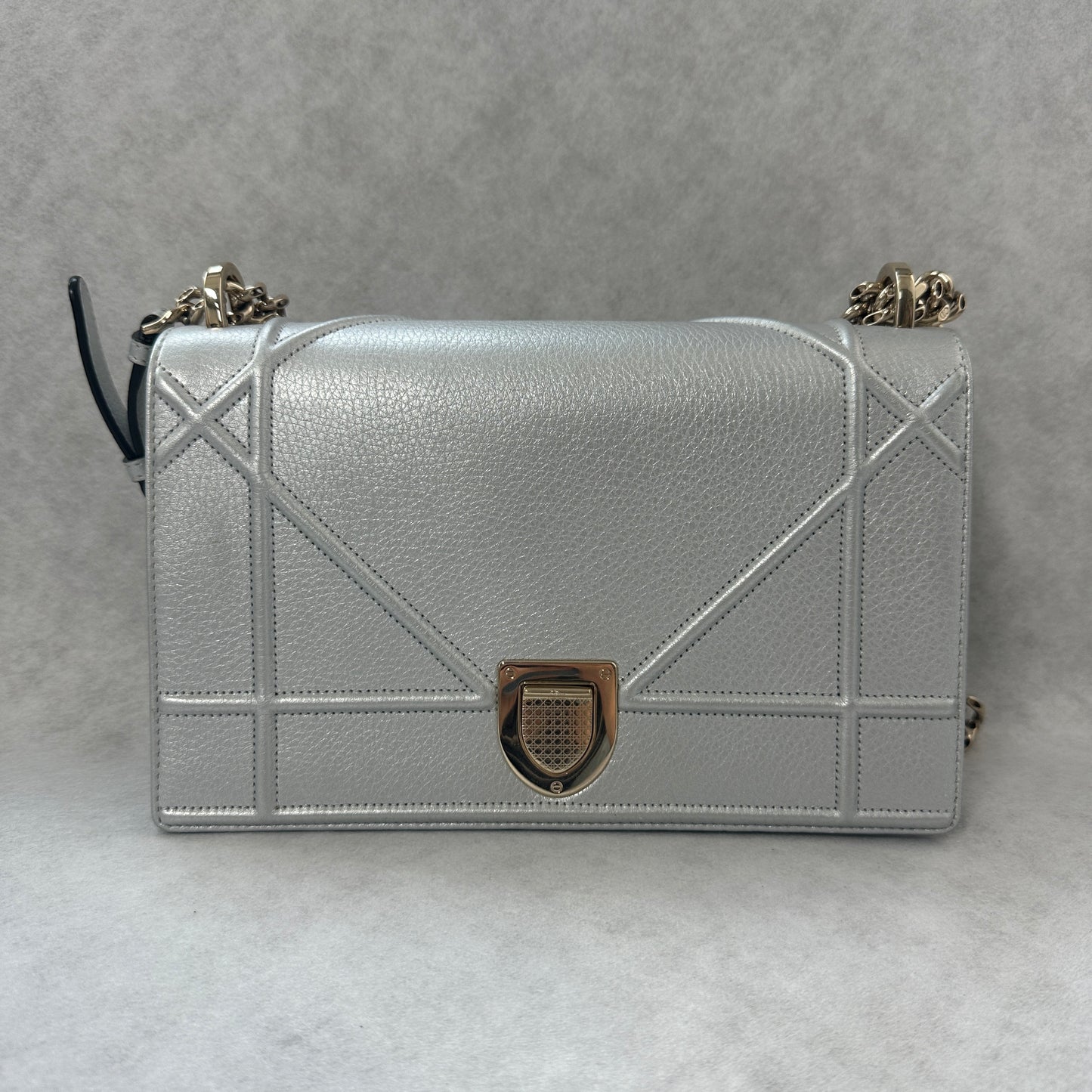 Dior - Diorama - Leather - Silver - (medium)