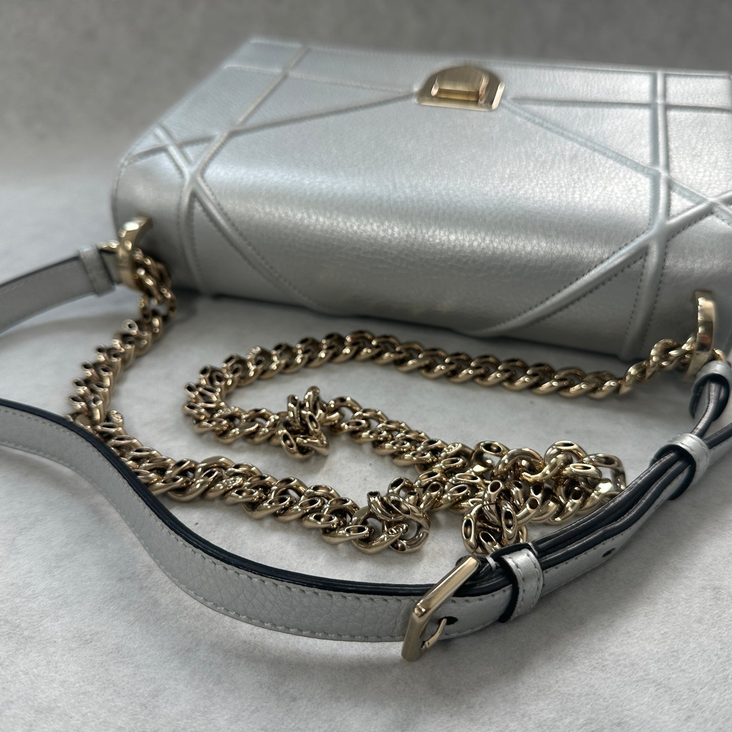 Dior - Diorama - Leather - Silver - (medium)