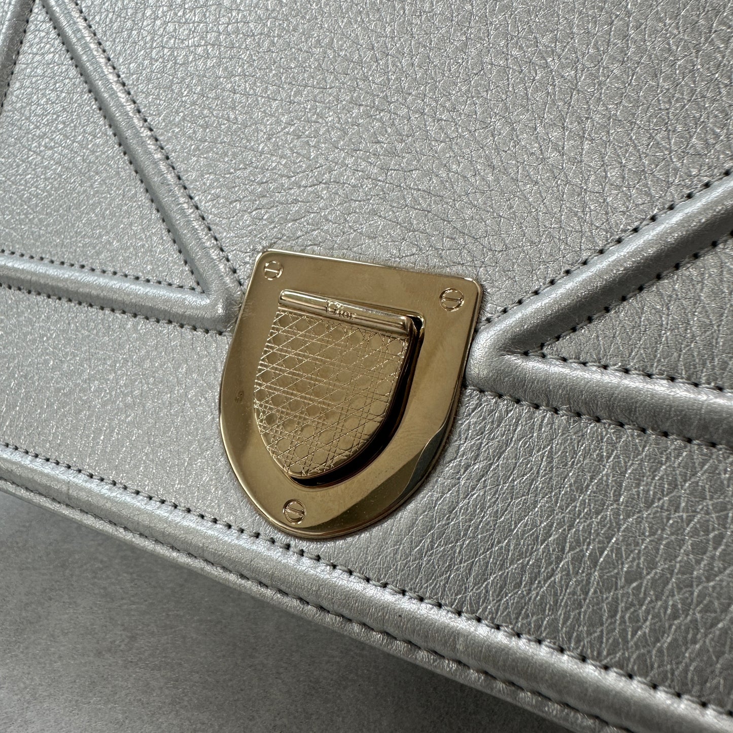 Dior - Diorama - Leather - Silver - (medium)