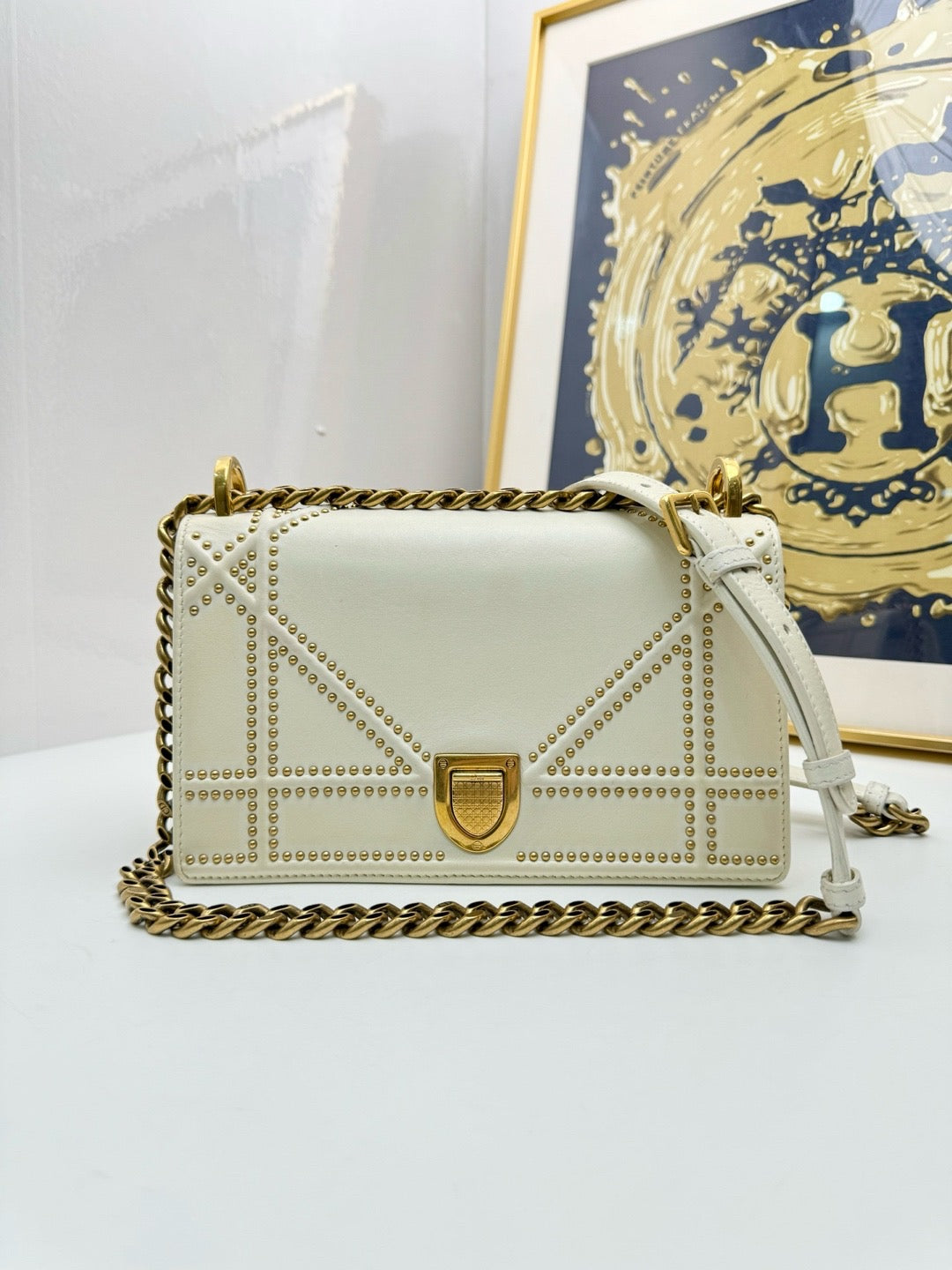 Dior - Diorama - Leather - White
