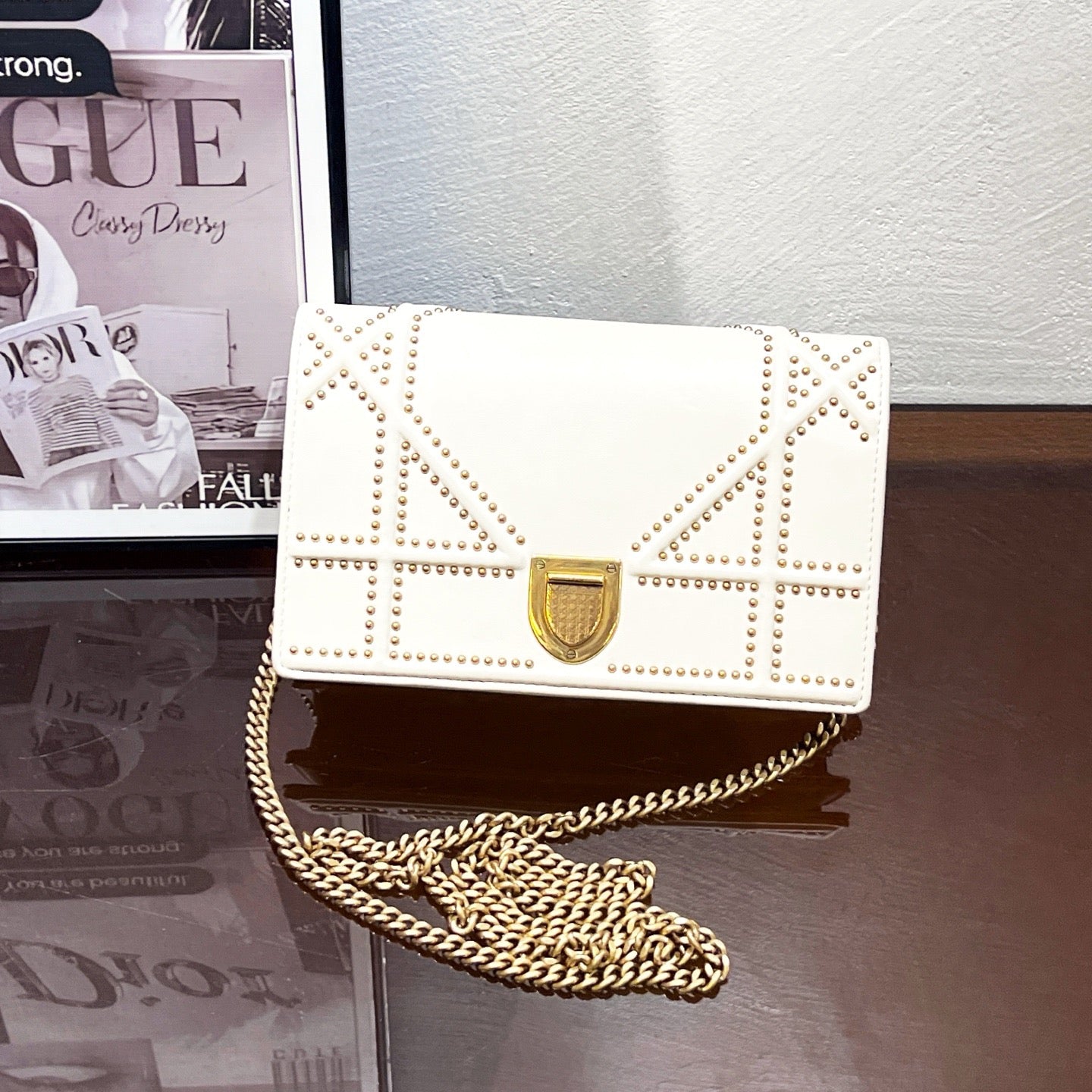 Dior - Diorama - Leather - White - (mini)