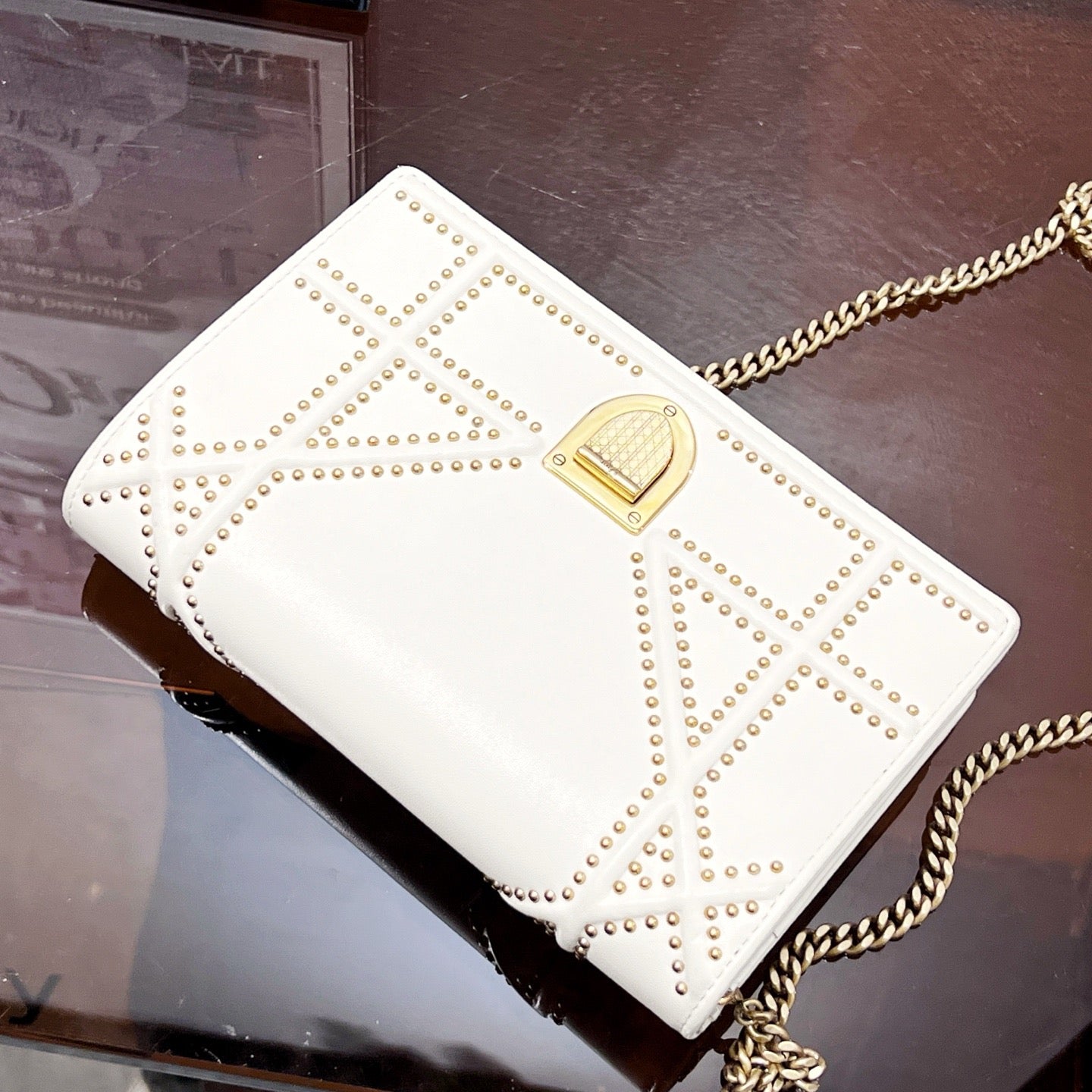 Dior - Diorama - Leather - White - (mini)
