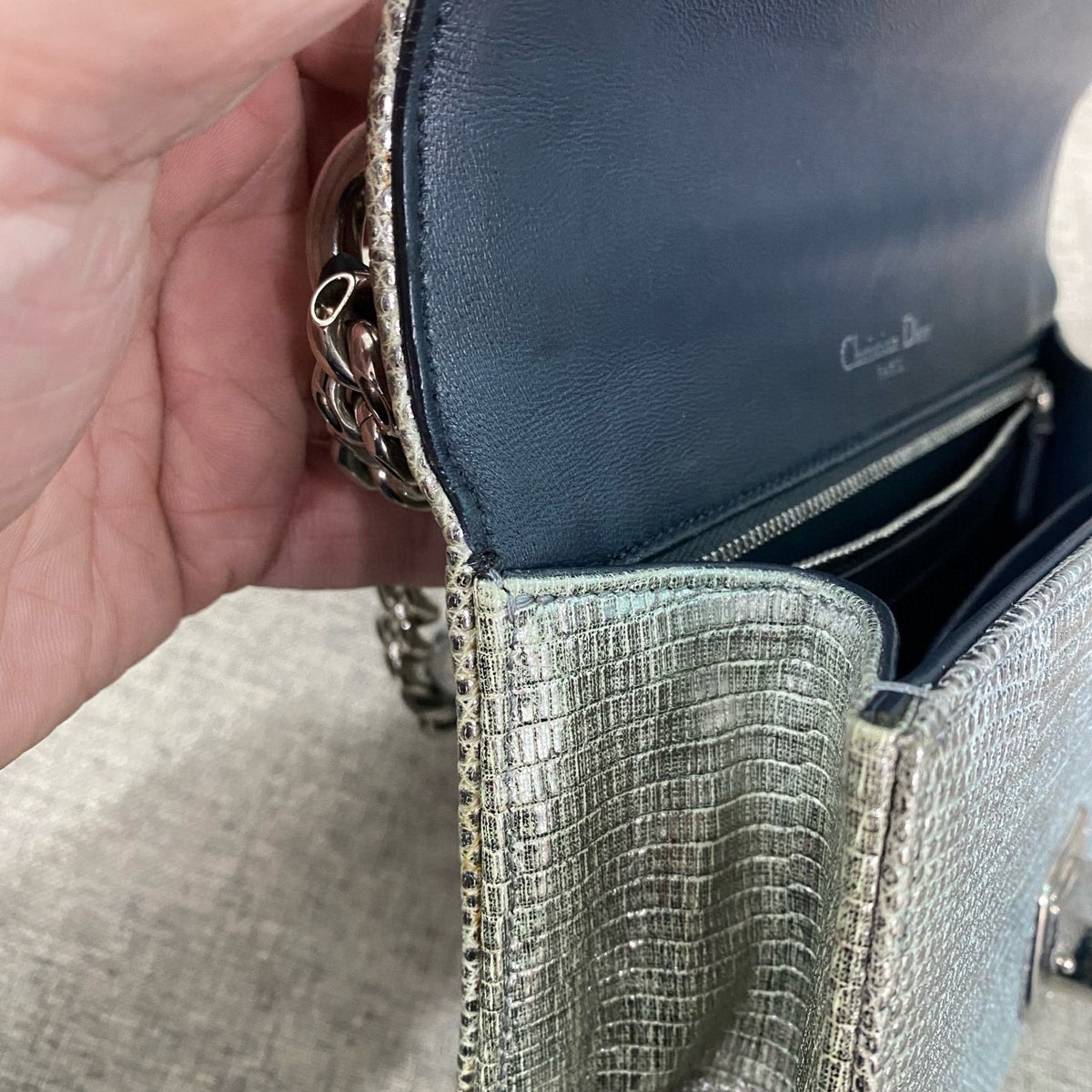 Dior - Diorama - Lizard - Silver - (mini)