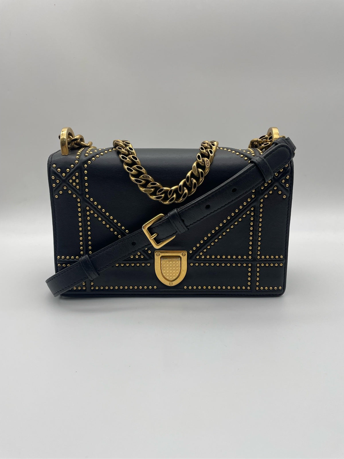 Dior - Diorama Medium - Leather - Black - (medium)