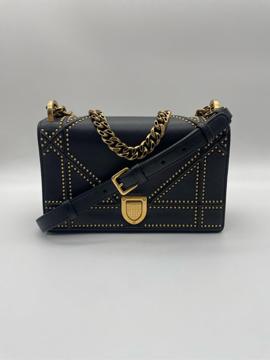 Dior - Diorama Medium - Leather - Black - (medium)