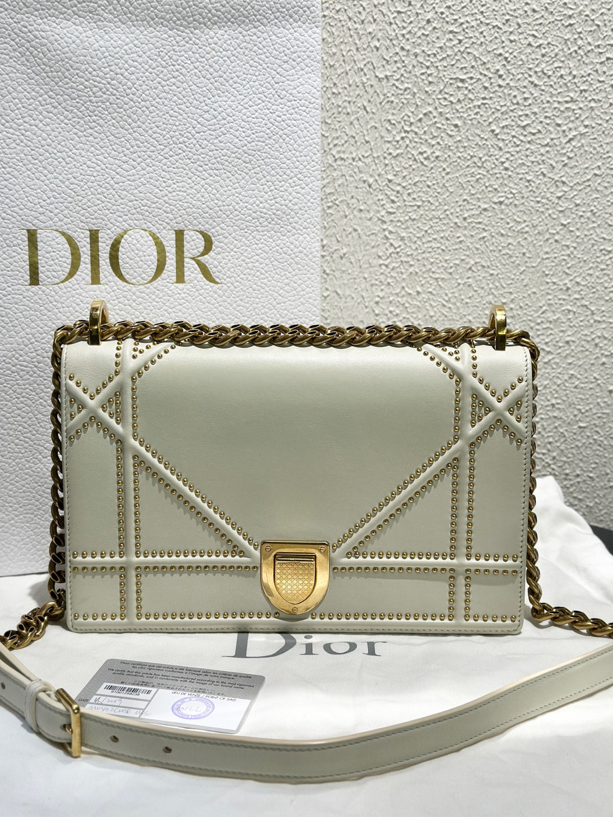 Dior - Diorama Medium - Leather - White - (Medium)