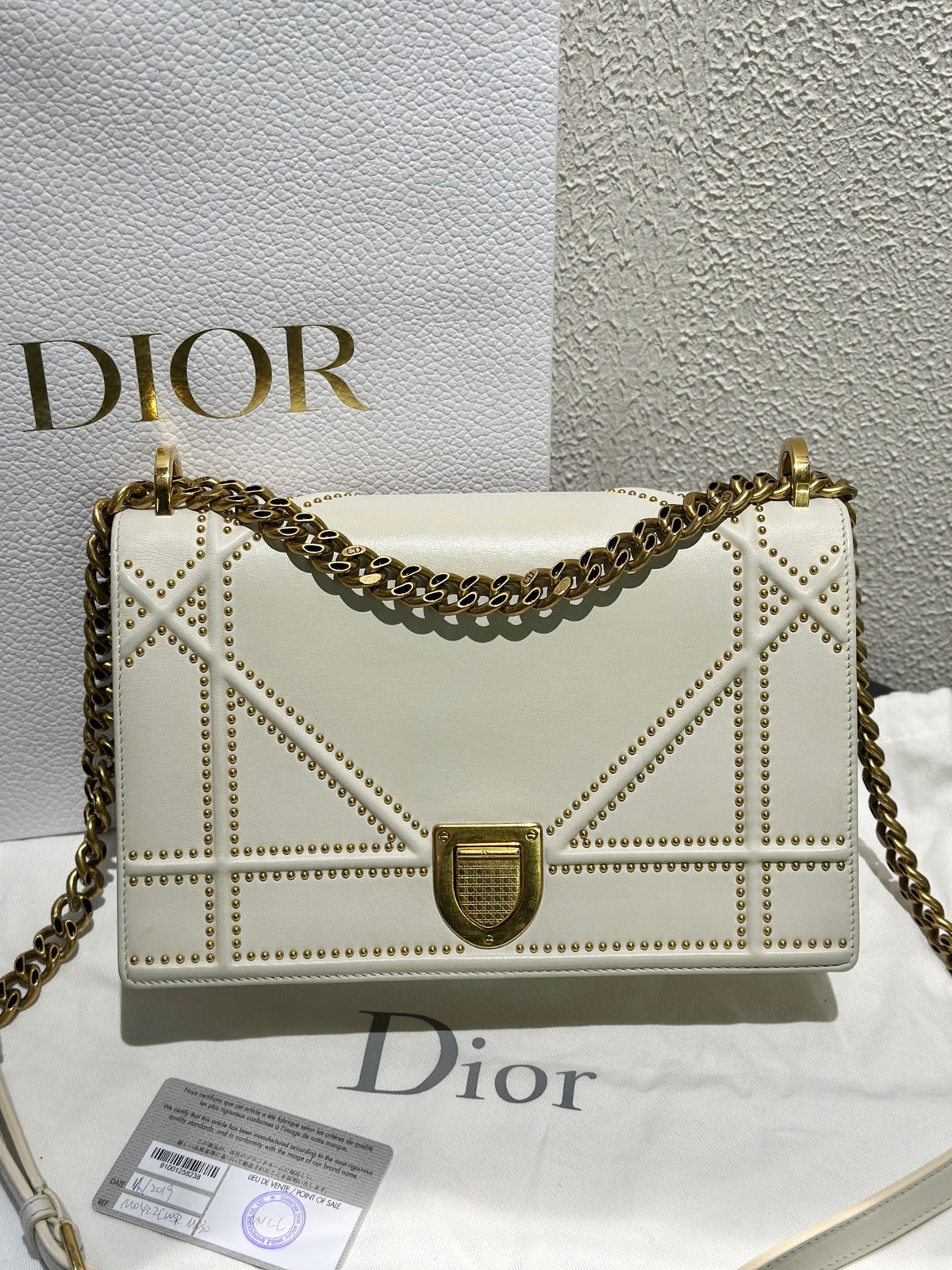 Dior - Diorama Medium - Leather - White - (Medium)