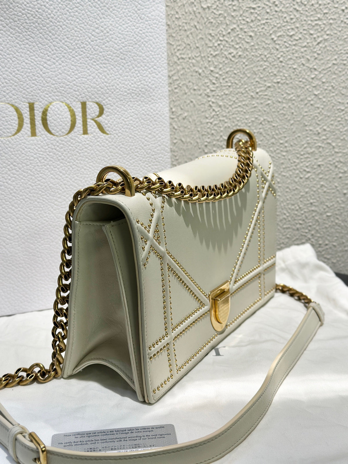 Dior - Diorama Medium - Leather - White - (Medium)
