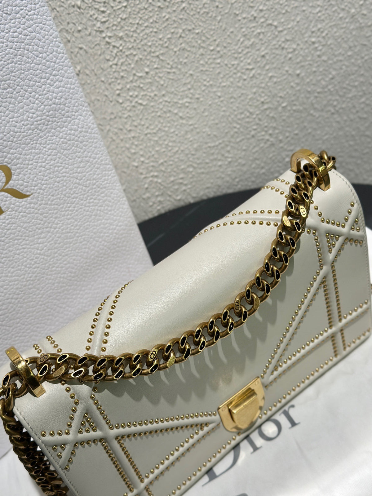 Dior - Diorama Medium - Leather - White - (Medium)