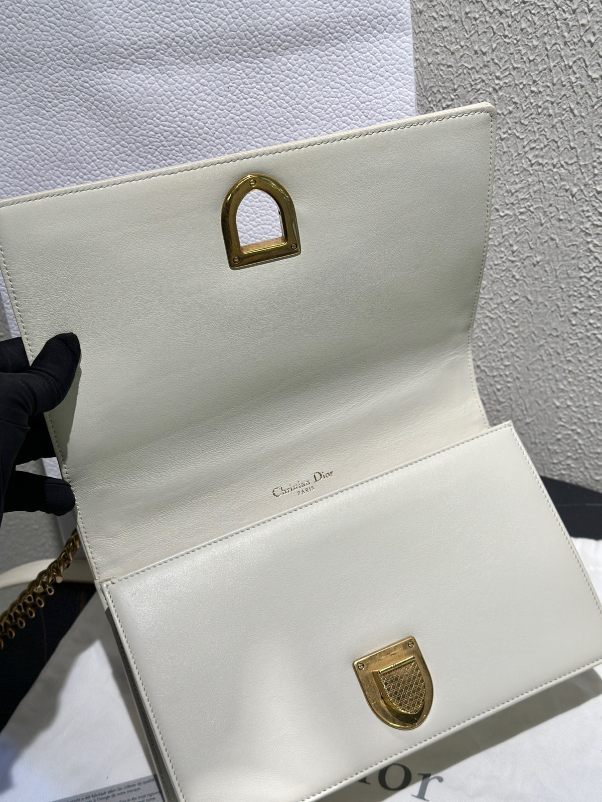 Dior - Diorama Medium - Leather - White - (Medium)