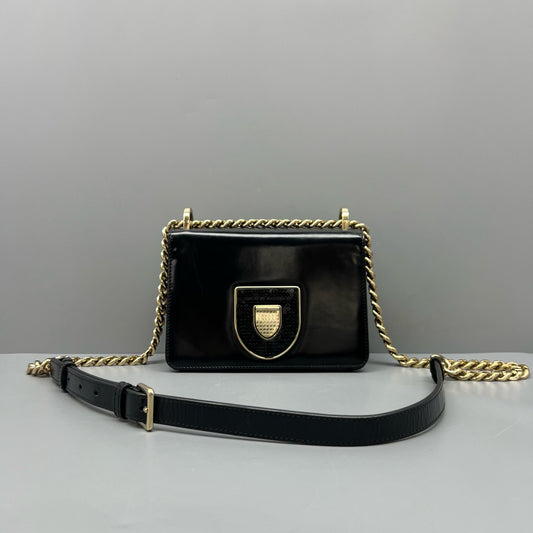 Dior - Diorama Mini Bag - Leather - Black - (mini)