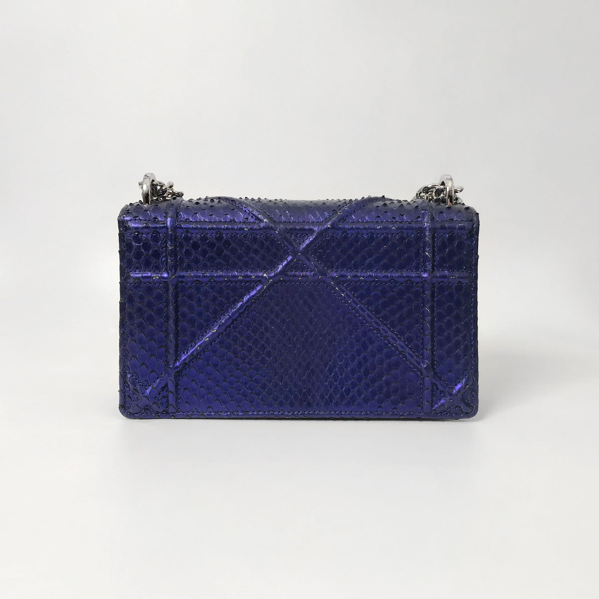 Dior - Diorama Mini - Exotic leathers - Python - Blue - (mini)