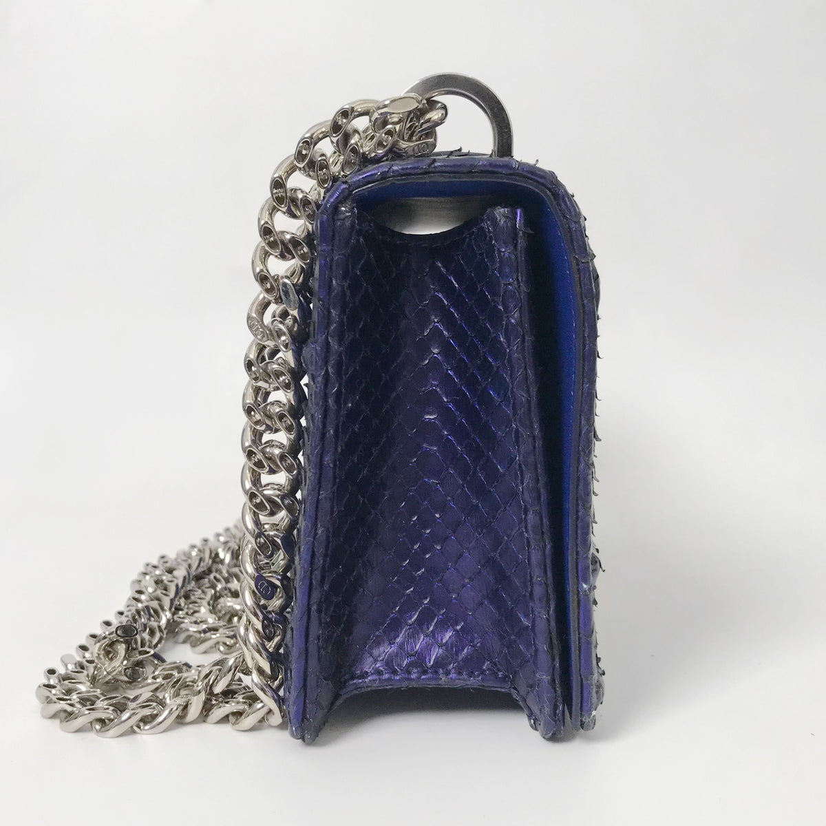 Dior - Diorama Mini - Exotic leathers - Python - Blue - (mini)