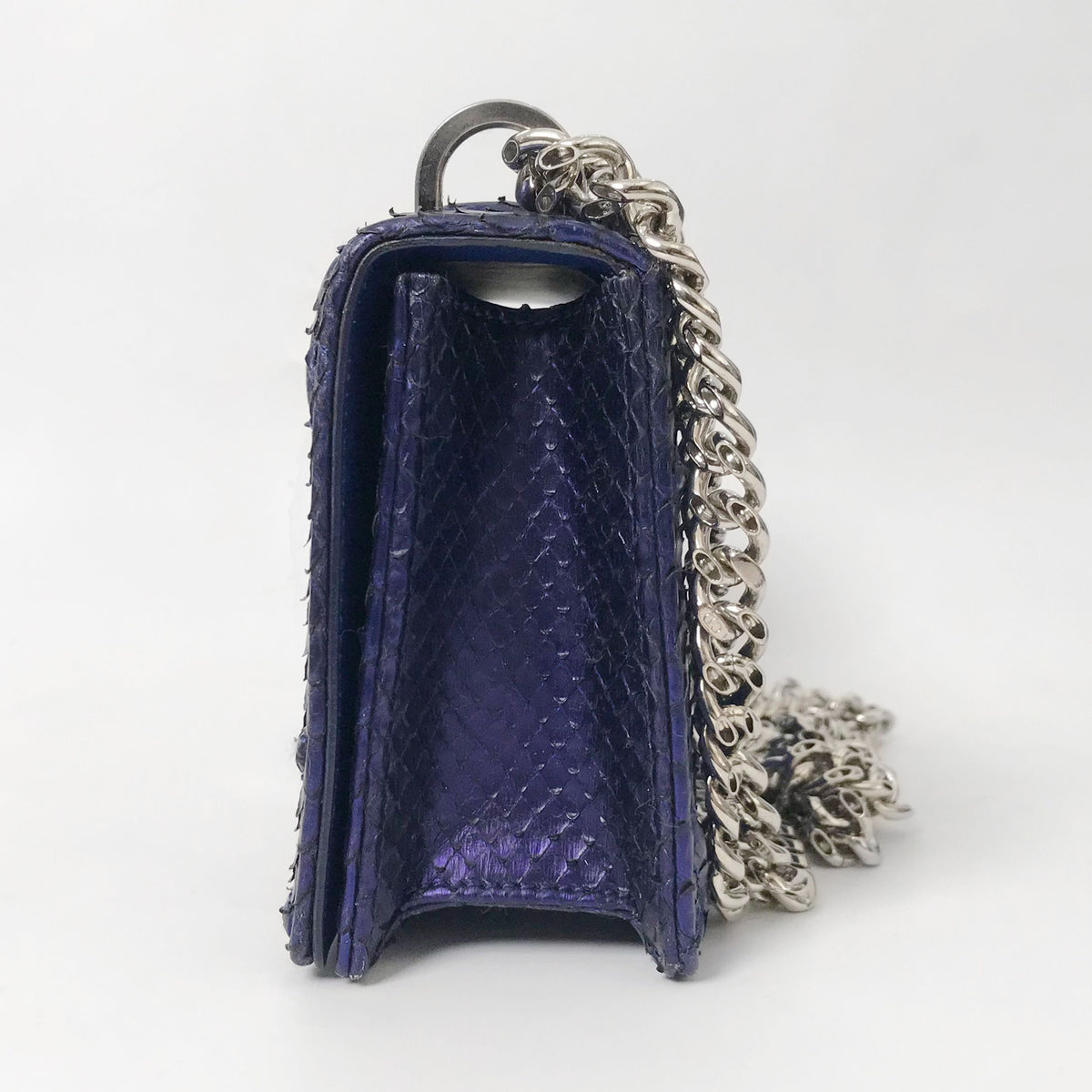Dior - Diorama Mini - Exotic leathers - Python - Blue - (mini)