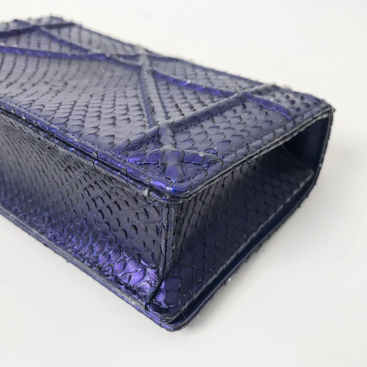 Dior - Diorama Mini - Exotic leathers - Python - Blue - (mini)