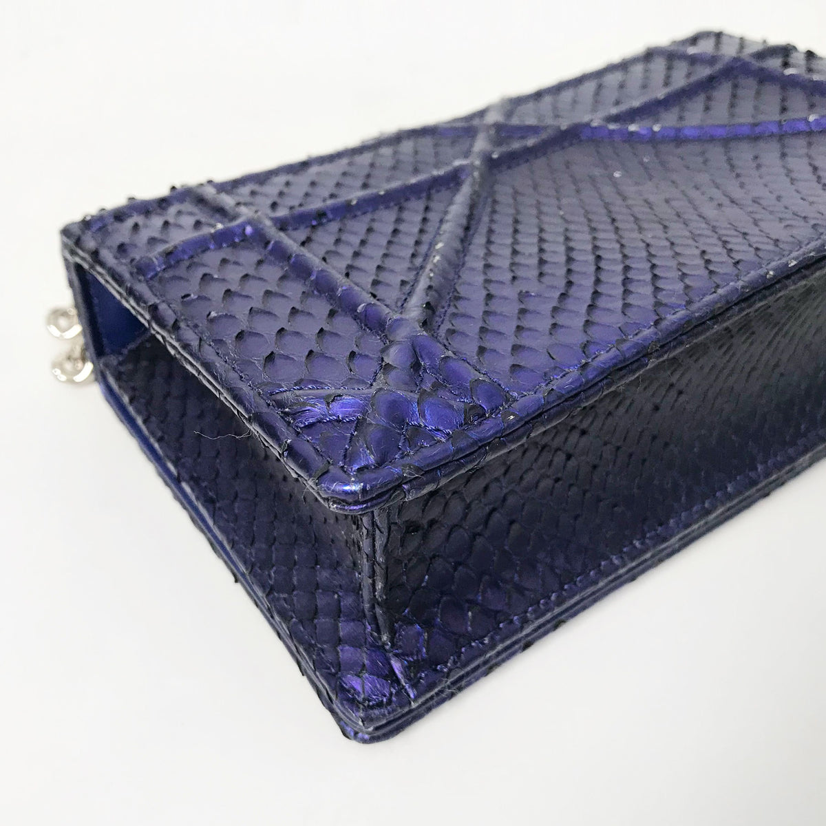 Dior - Diorama Mini - Exotic leathers - Python - Blue - (mini)