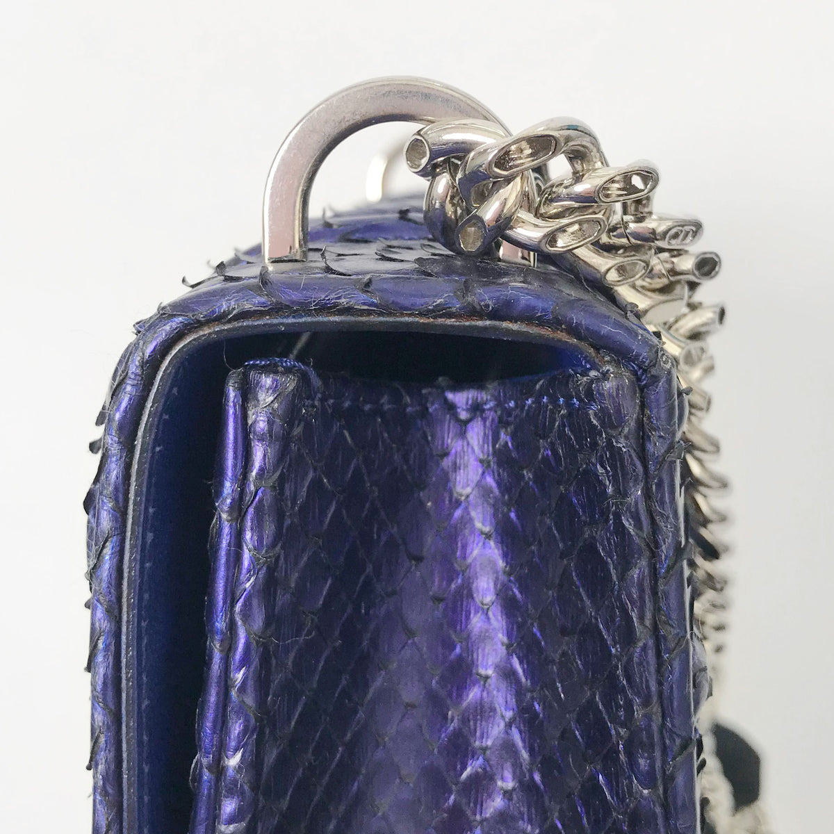 Dior - Diorama Mini - Exotic leathers - Python - Blue - (mini)