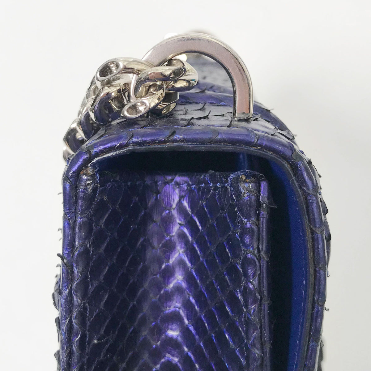 Dior - Diorama Mini - Exotic leathers - Python - Blue - (mini)