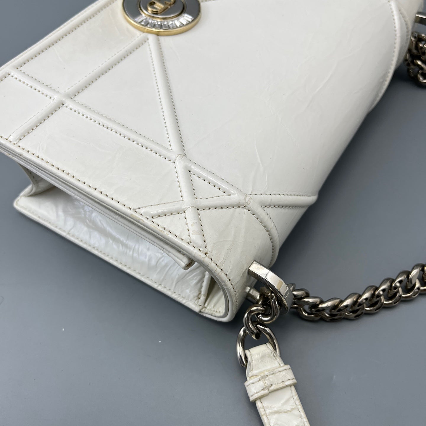 Dior - Diorama - Patent leather - White - (Medium)
