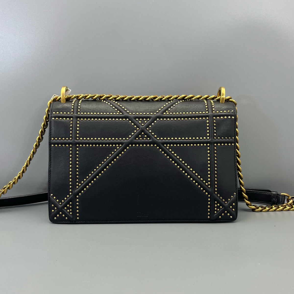 Dior - Diorama Shield Bag - Leather - Black - (medium)