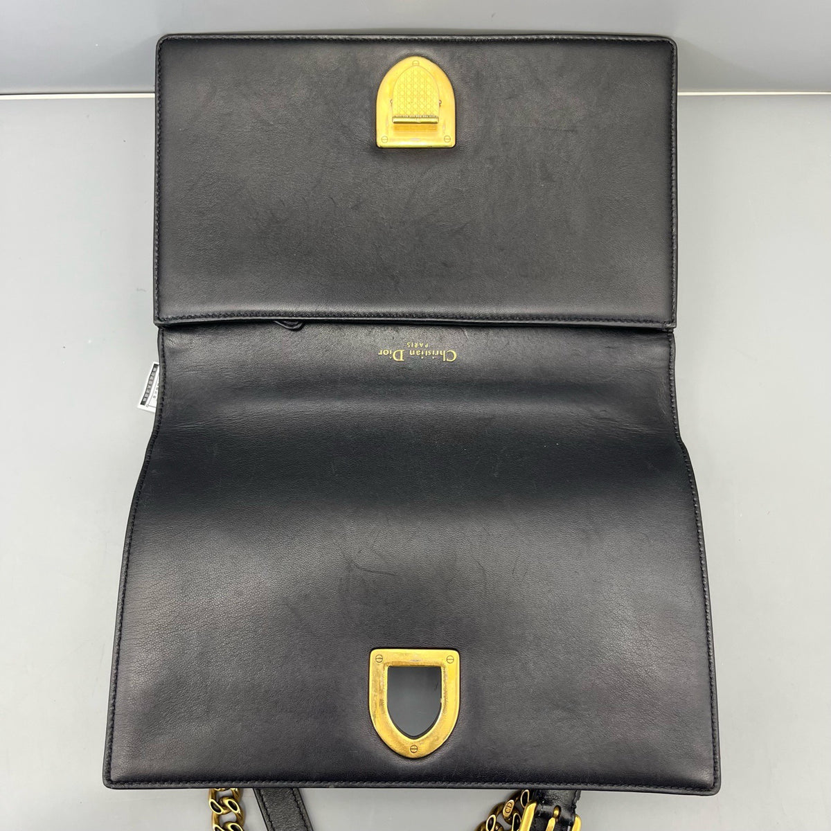 Dior - Diorama Shield Bag - Leather - Black - (medium)