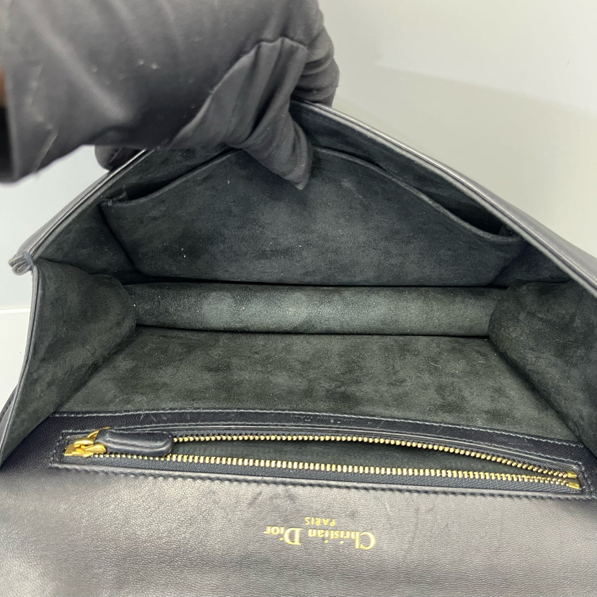Dior - Diorama Shield Bag - Leather - Black - (medium)