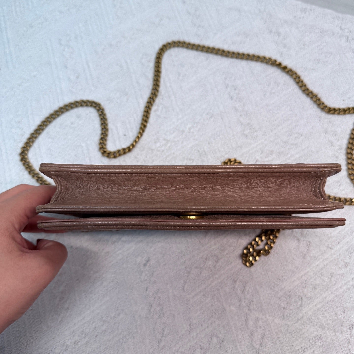 Dior - Diorama Wallet on Chain - Cowhide leather - Pink - (small)