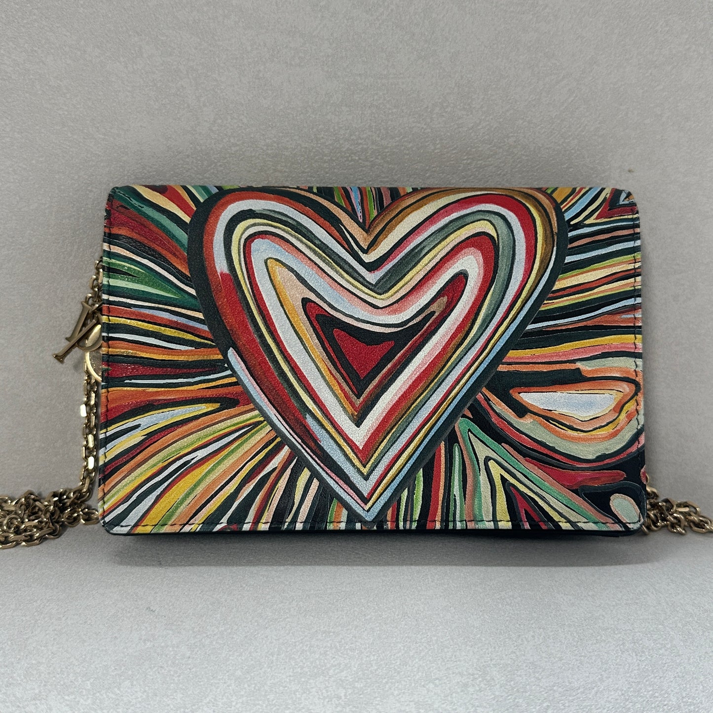 Dior - Dioramour Chain Clutch - Leather - Multicolour - (mini)