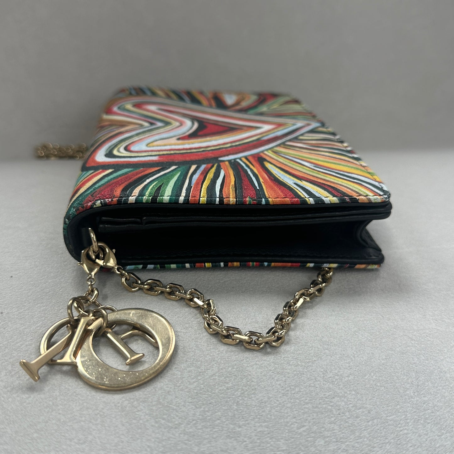 Dior - Dioramour Chain Clutch - Leather - Multicolour - (mini)