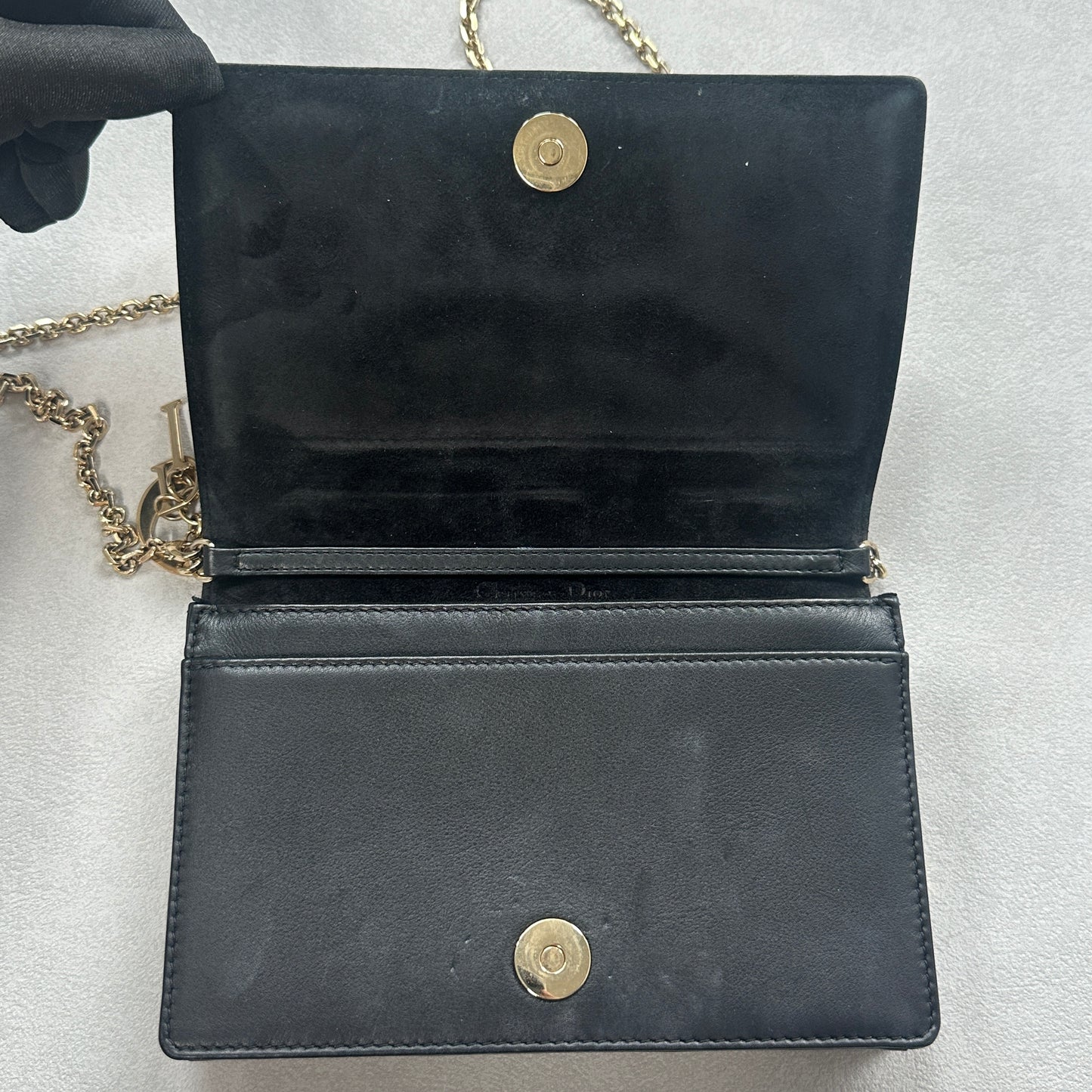 Dior - Dioramour Chain Clutch - Leather - Multicolour - (mini)