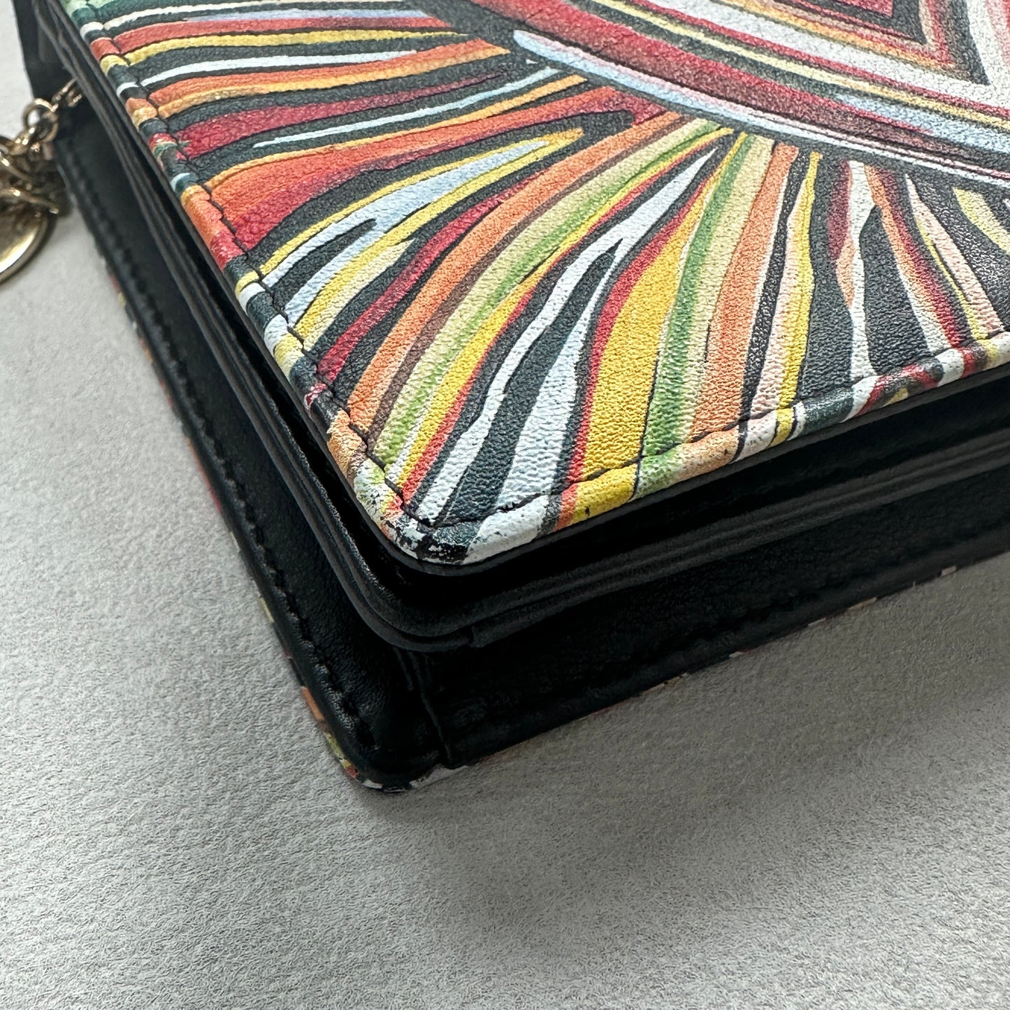 Dior - Dioramour Chain Clutch - Leather - Multicolour - (mini)