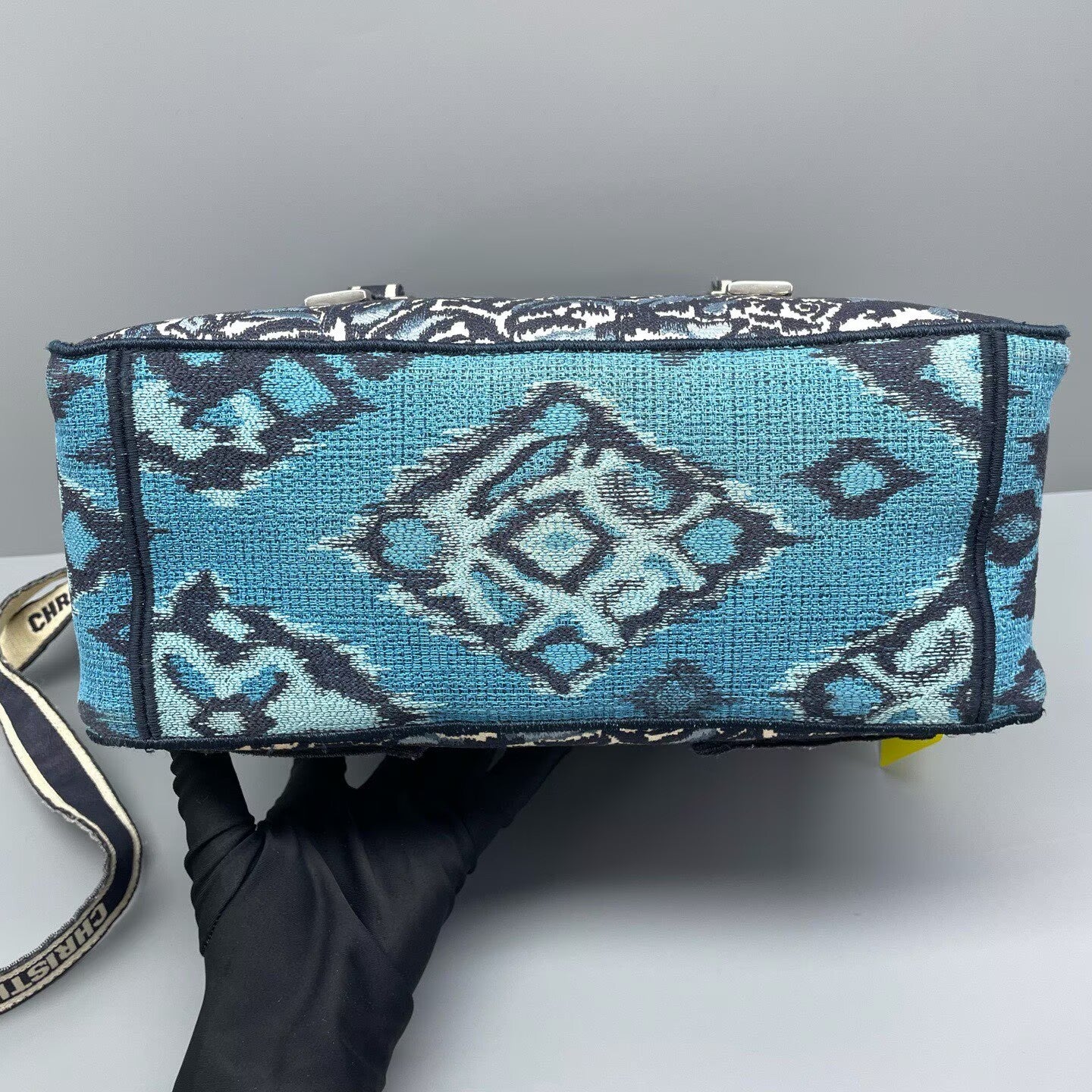 Dior - DiorCamp Messenger Bag - Embroidered canvas - Blue - (medium)