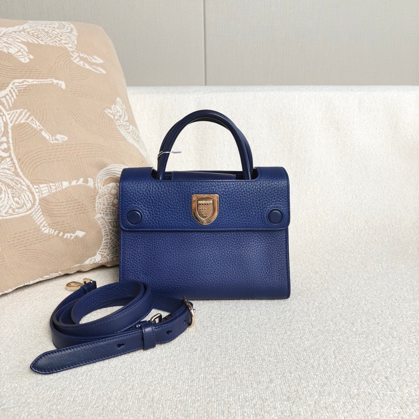 Dior - Diorever - Leather - Blue - (mini)