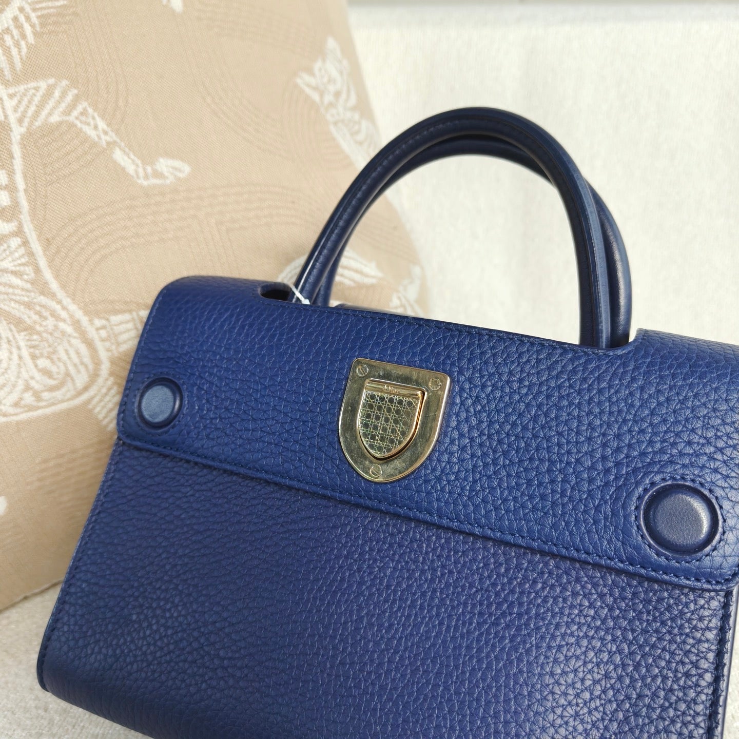 Dior - Diorever - Leather - Blue - (mini)