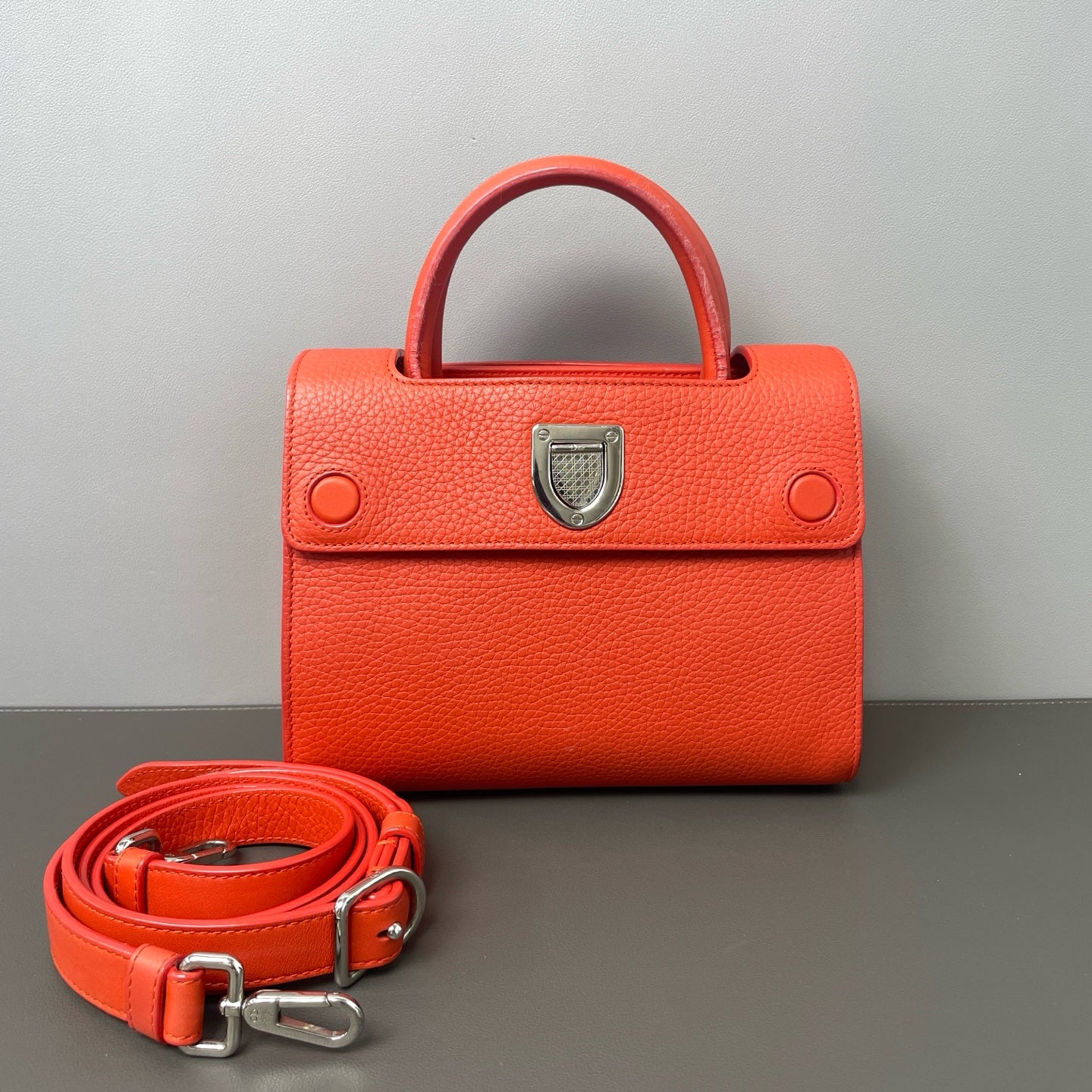 Dior - Diorever - Leather - Orange - (mini)