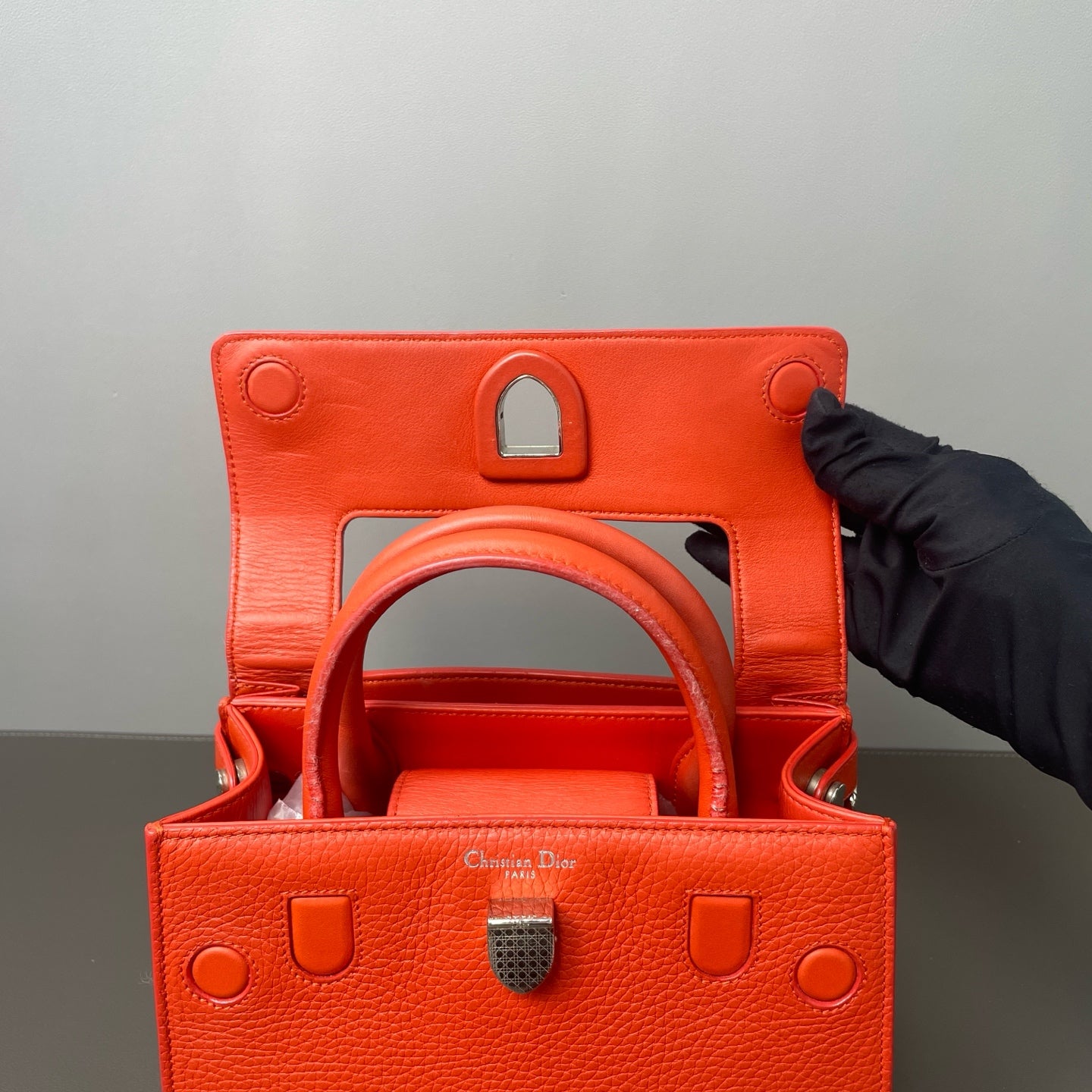 Dior - Diorever - Leather - Orange - (mini)
