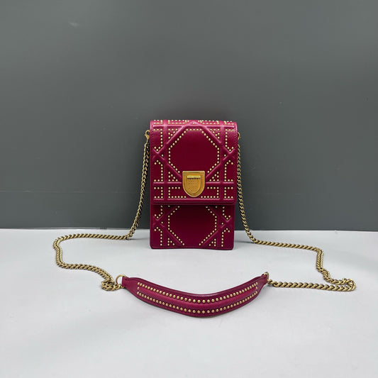 Dior - Diorever - Leather - Red - (mini)