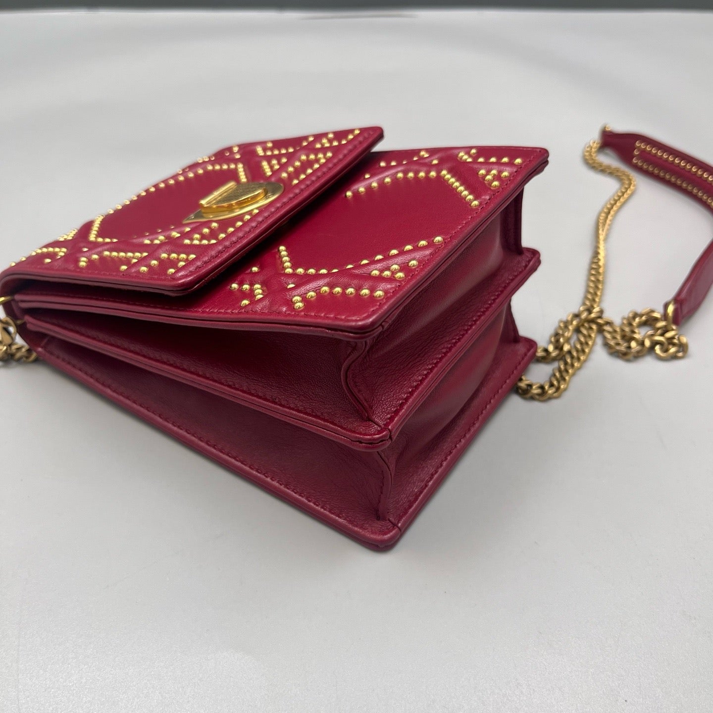 Dior - Diorever - Leather - Red - (mini)